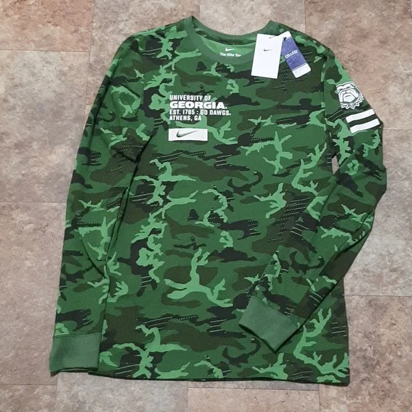 Long Sleeve Nike Army Apparel Men's Nike Camo Tennessee Volunteers